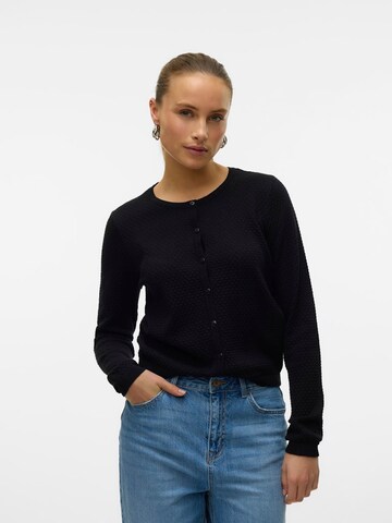 Geacă tricotată 'Care' de la VERO MODA pe negru: față