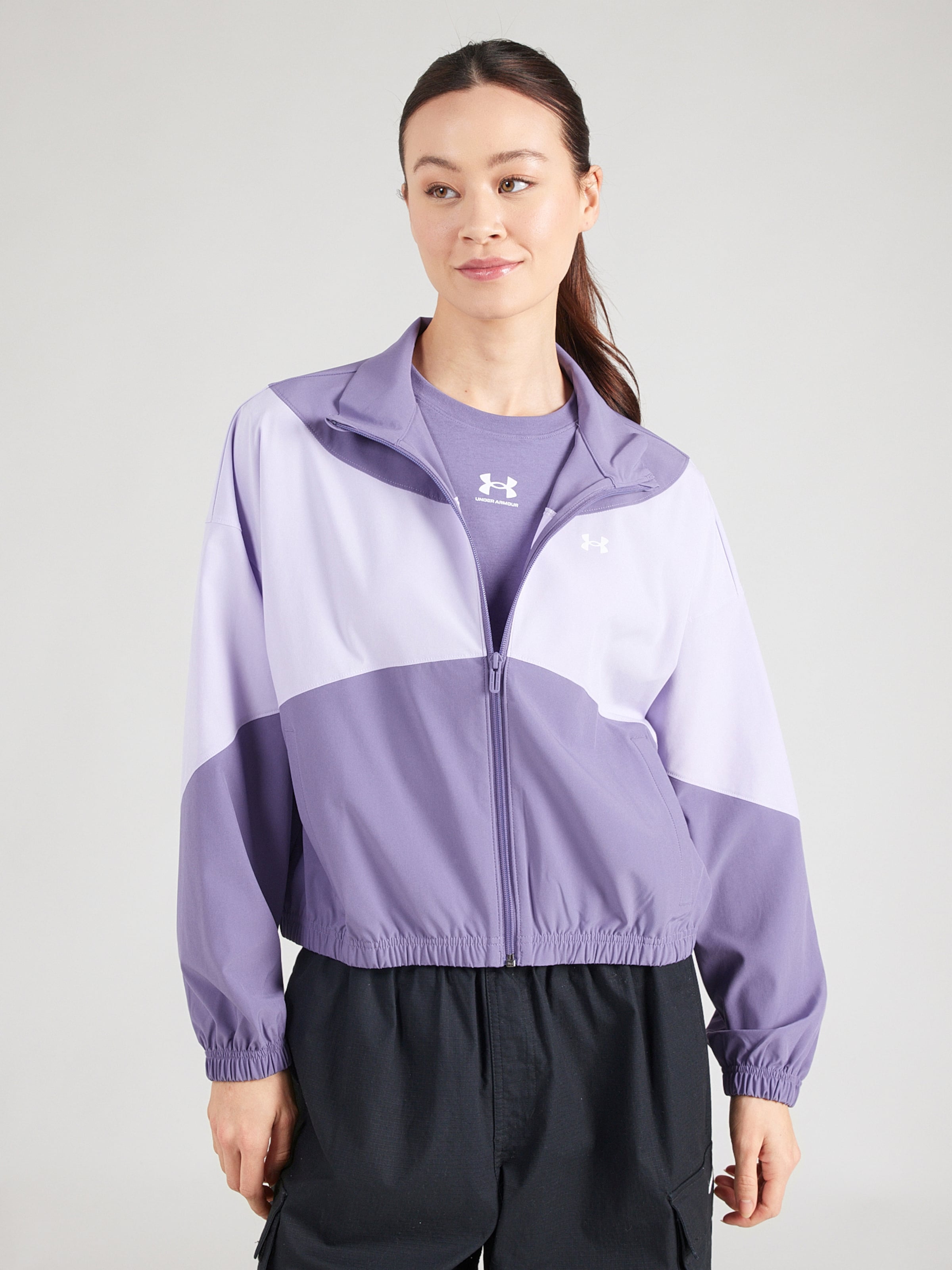 UNDER ARMOUR Jachetă de trening 'Rival' pe Mov Lavandă, Mov Închis