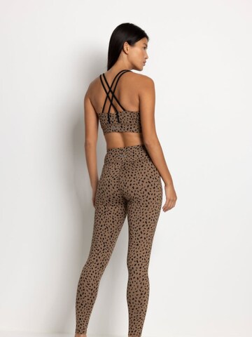 Bustier Soutien-gorge de sport Hey Honey en marron