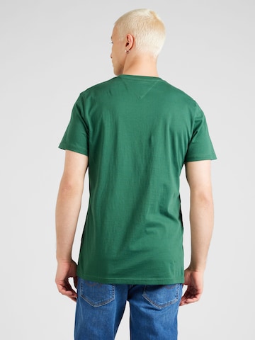 Tommy Jeans T-Shirt 'Essentials' in Grün