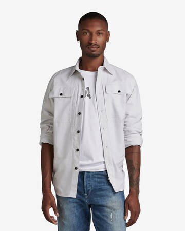 G-Star RAW Regular Fit Hemd in Weiß: predná strana