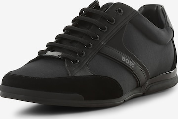 Sneaker low 'Saturn' de la BOSS Black pe negru: față