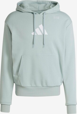 ADIDAS PERFORMANCE Sport szabadidős felsők - zöld: elől