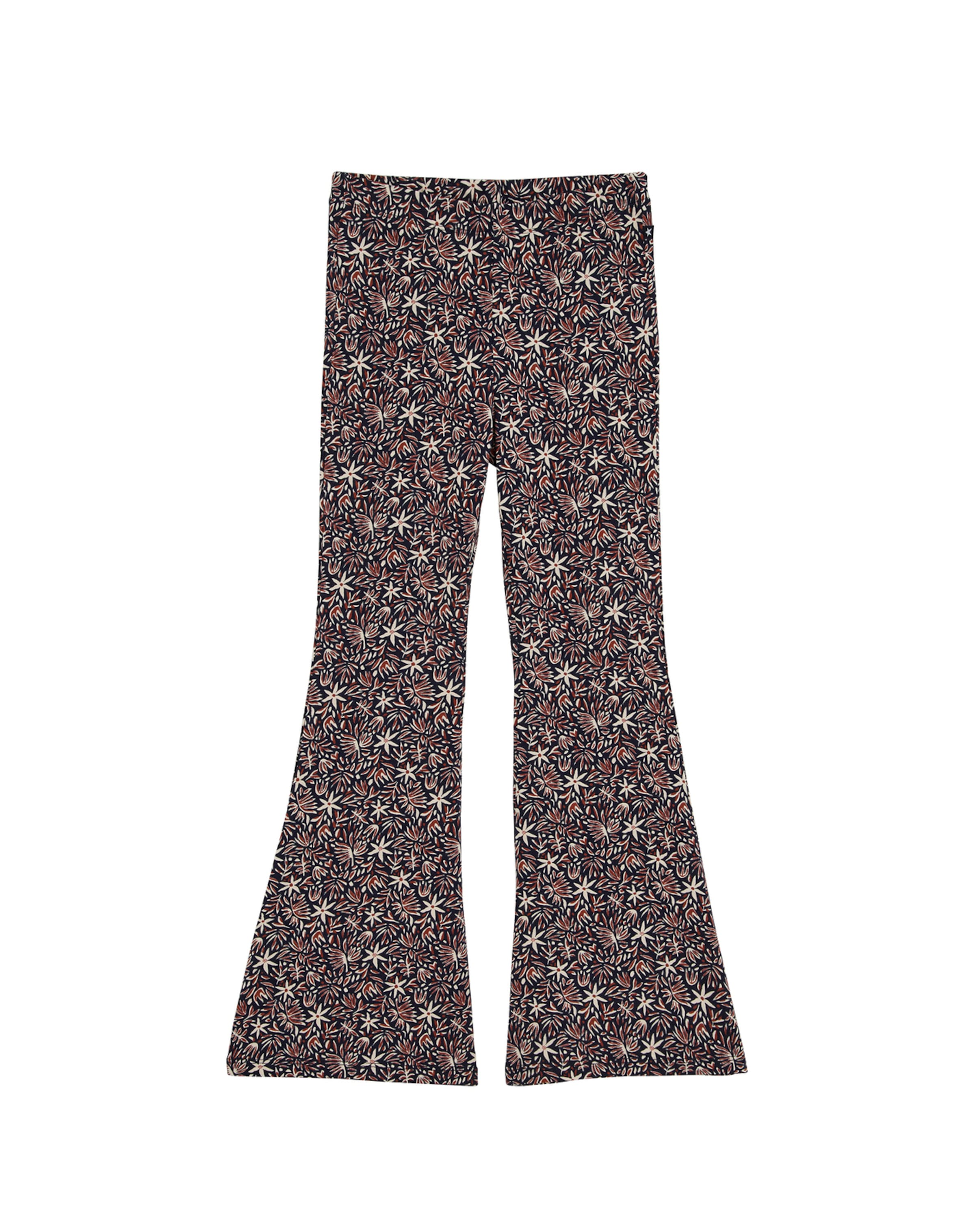 évasé Leggings WE Fashion en bleu : devant