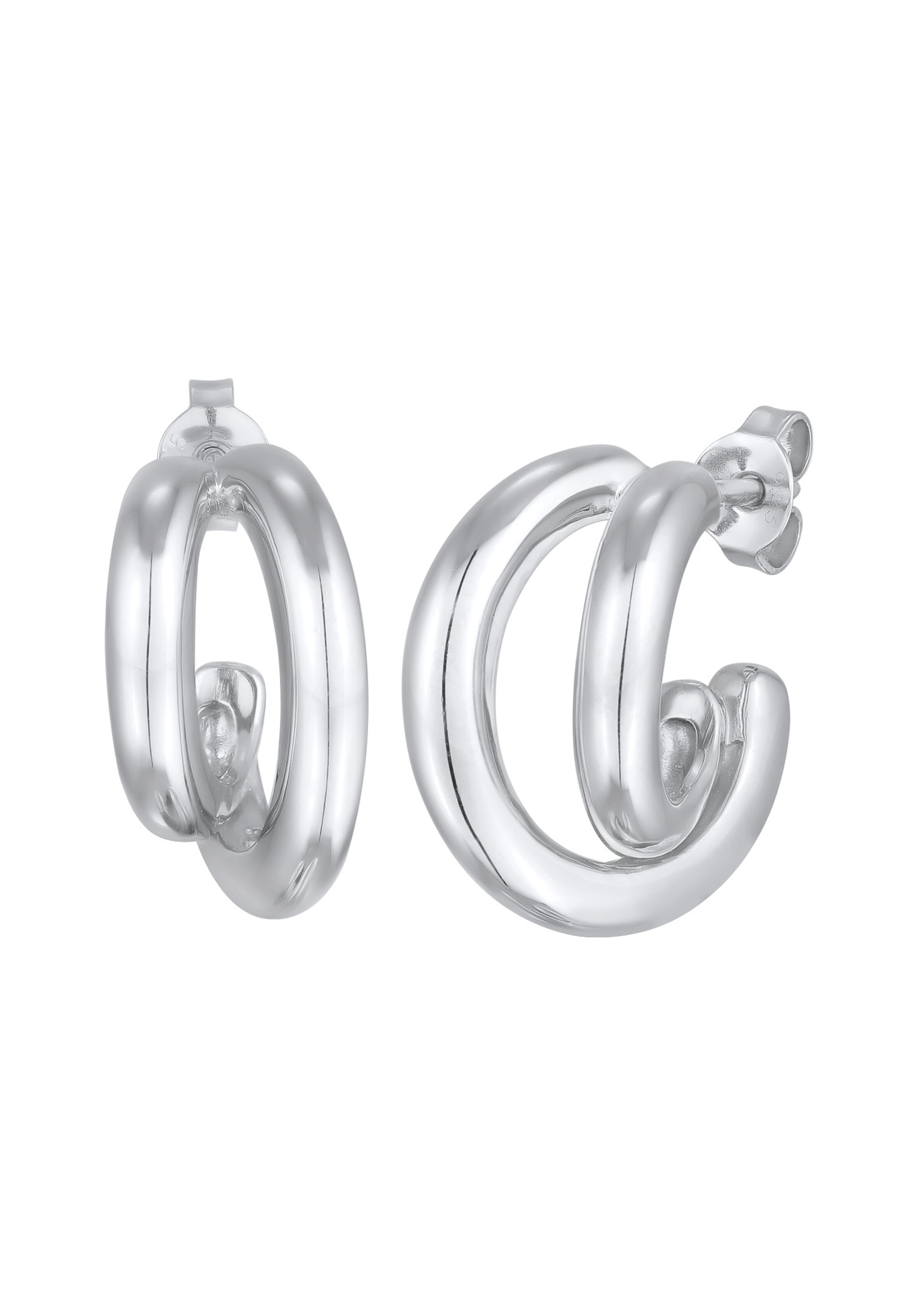 ELLI PREMIUM Ohrringe in Silber: Vorderseite