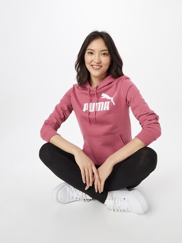 PUMA - Sweatshirt de desporto 'Essentials' em rosa