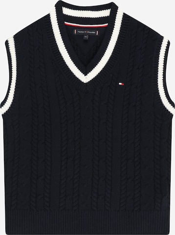 TOMMY HILFIGER Sweter w kolorze niebieski: przód