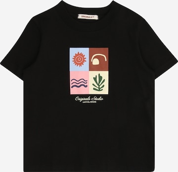 Jack & Jones JuniorMajica 'JORCANGGU' - crna boja: prednji dio