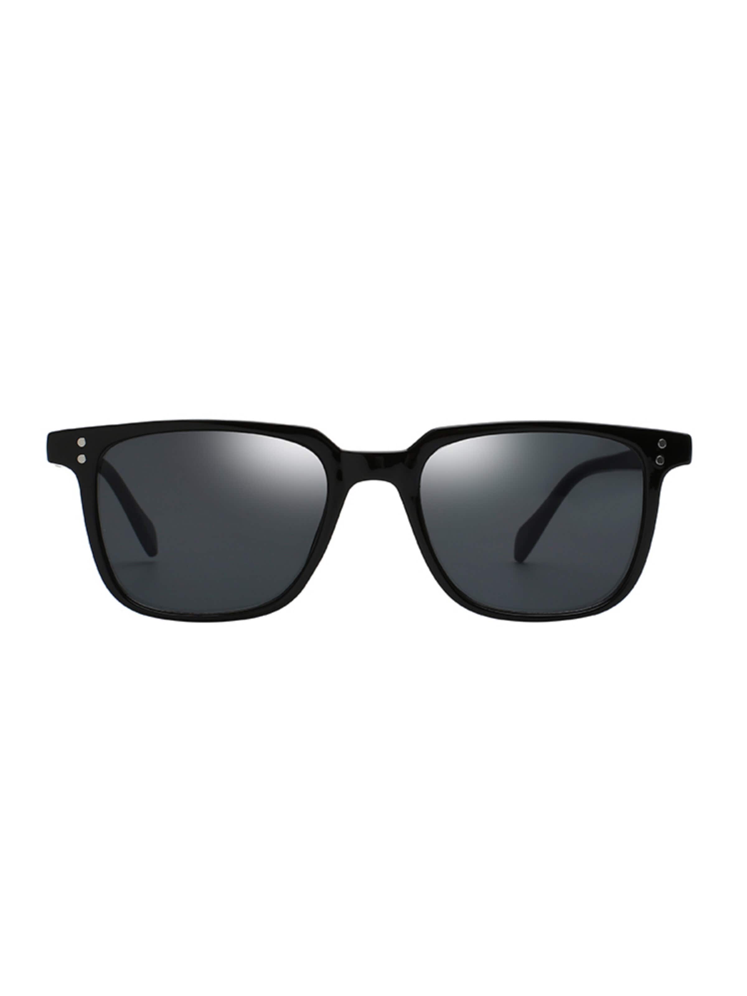 VEYREY Sunglasses in Black: front