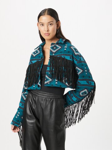 Veste mi-saison Nasty Gal en bleu : devant