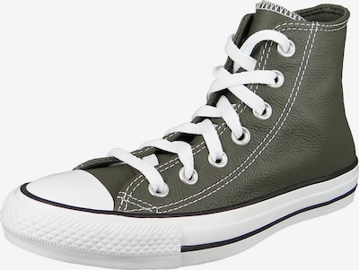 CONVERSE Baskets hautes 'Chuck Taylor All Star' en kaki / blanc, Vue avec produit