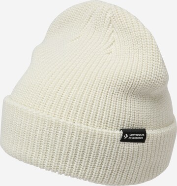 CONVERSE Beanie 'GO 2' in White: front