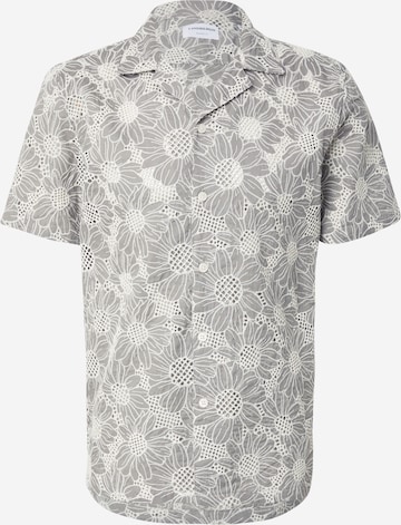 Lindbergh Средняя посадка Рубашка 'Sunflower' в Зеленый: спереди