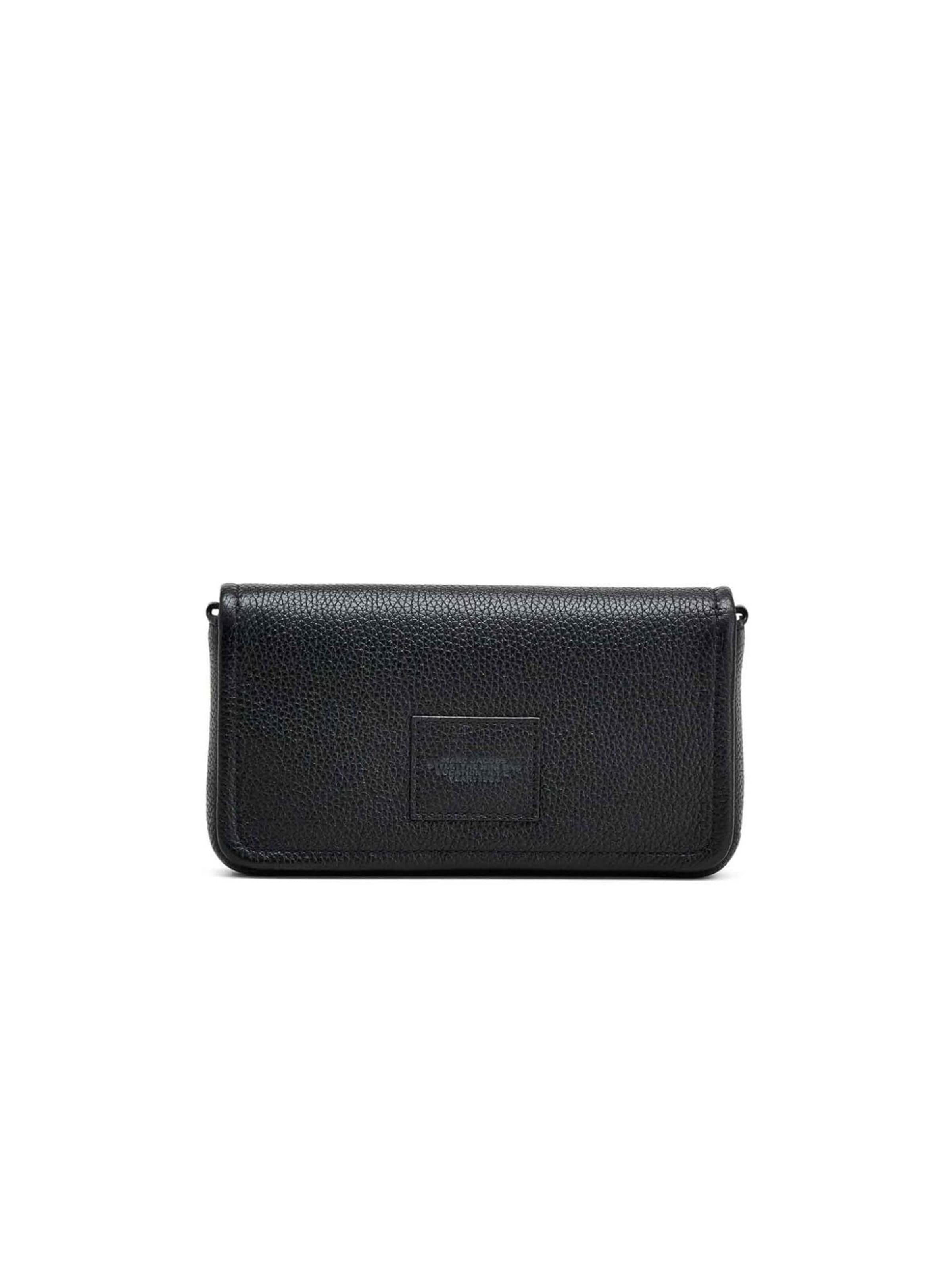 Marc Jacobs Schoudertas 'The Leather Mini Bag Crossbody Bag' in Zwart