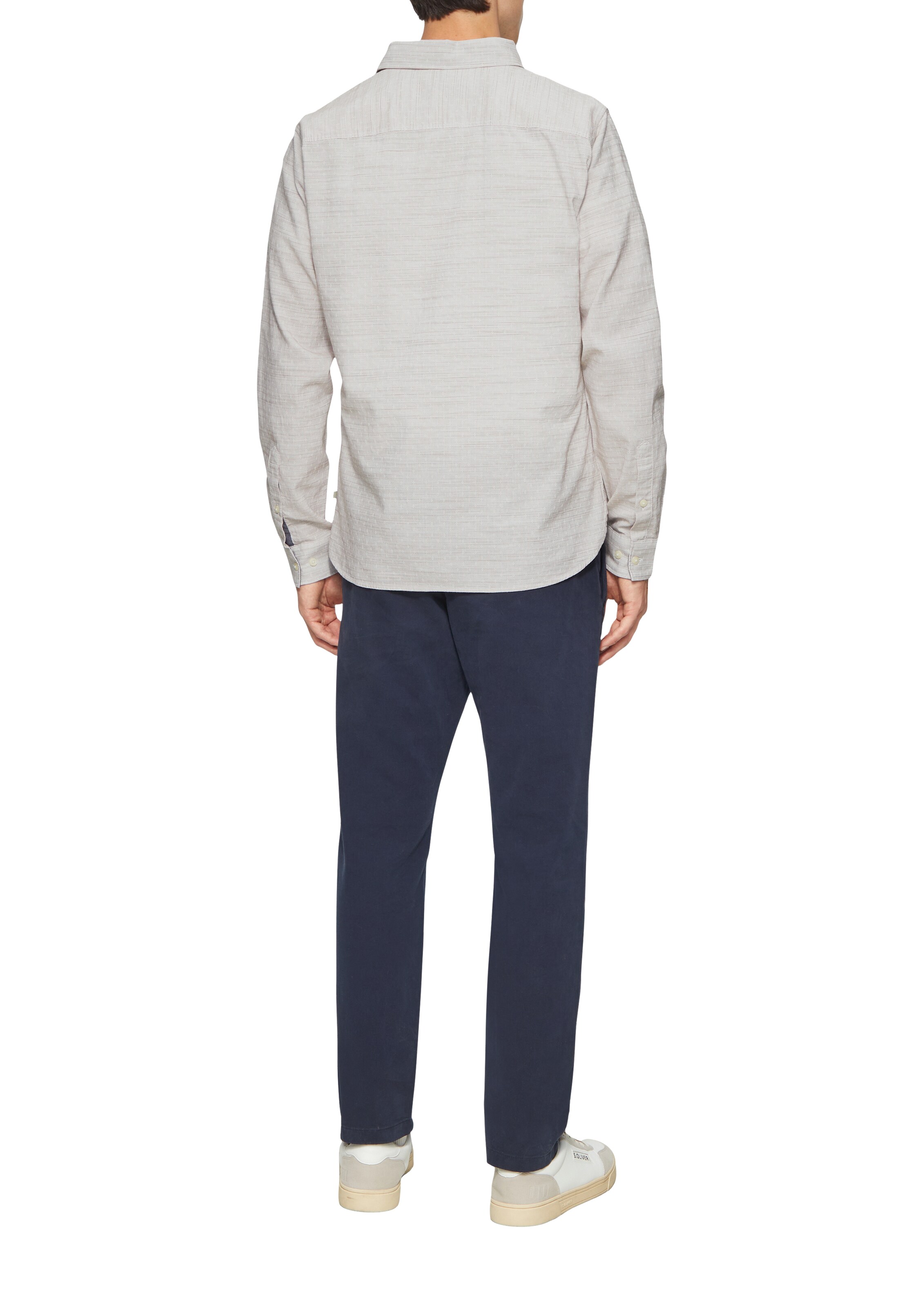 s.Oliver Slim fit Overhemd in Beige
