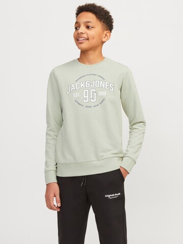 Jack & Jones Junior Sweatshirt 'JJMinds' in Grün: Vorderseite