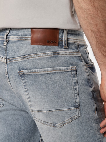 BOSS Orange Tapered Jeans 'Taber BC-C' in Grau