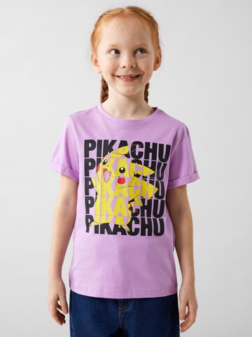NAME IT Shirt 'JULA POKEMON' in Purple: front