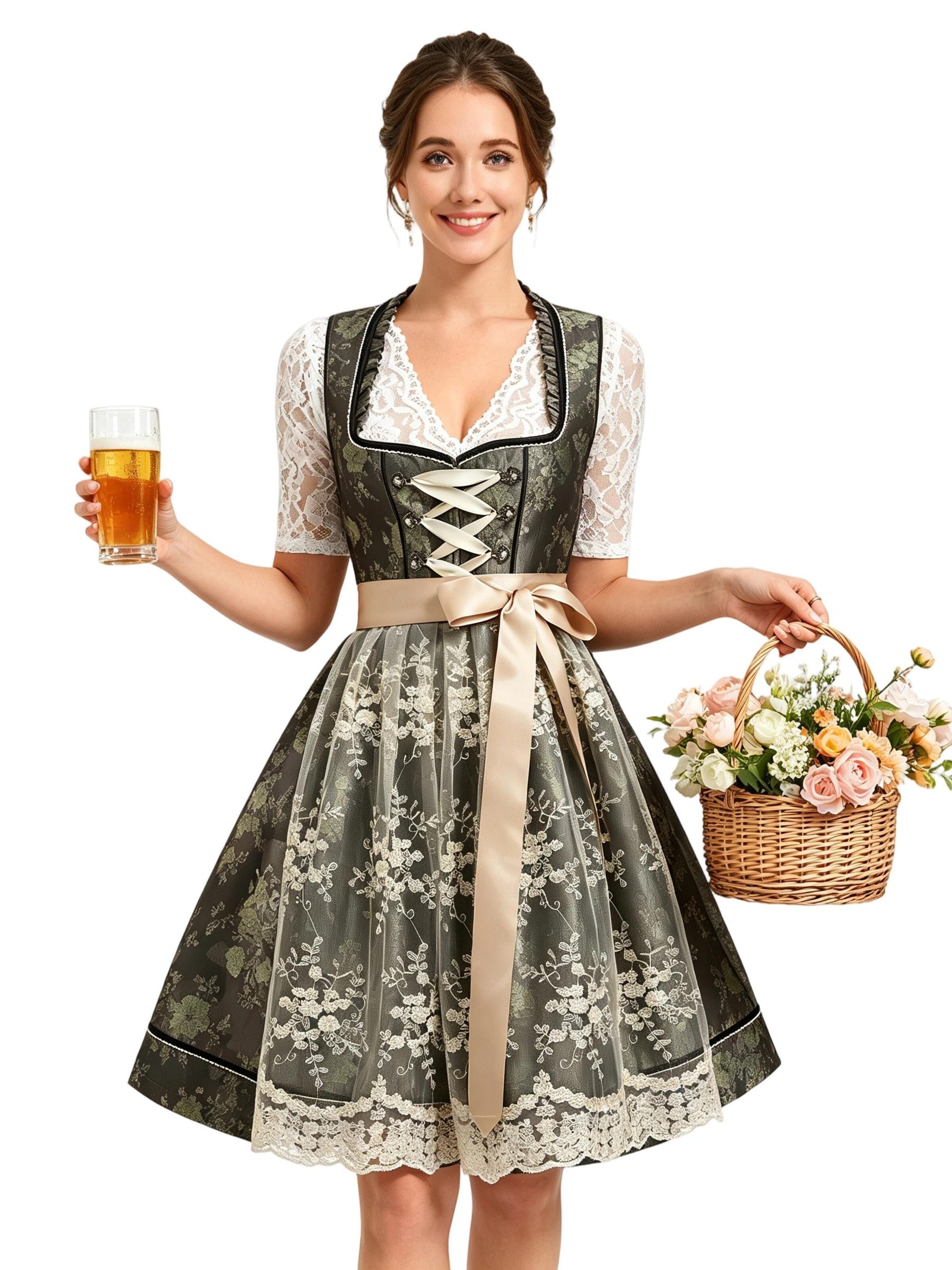MODIURBAN Dirndl in Green