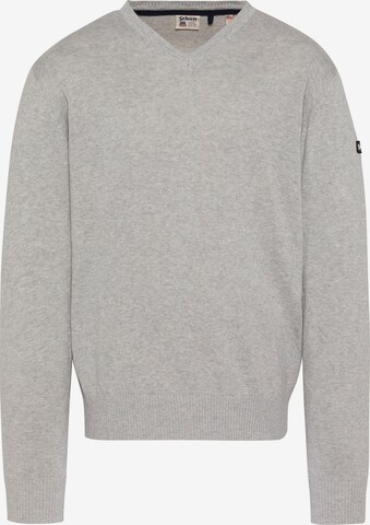 Pull-over Schott NYC en gris : devant