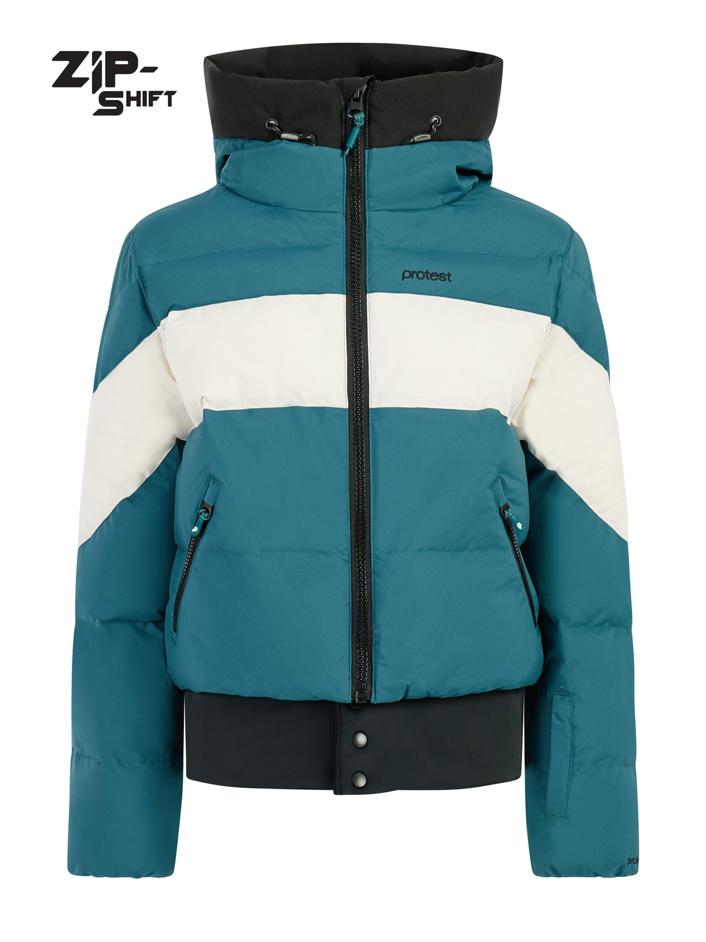 PROTEST Athletic Jacket 'PRTMilla JR' in Blue: front