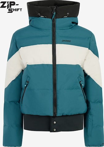 PROTEST Athletic Jacket 'PRTMilla JR' in Blue: front