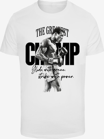 Mister Tee T-Shirt 'The Greatest' in Weiß: Vorderseite