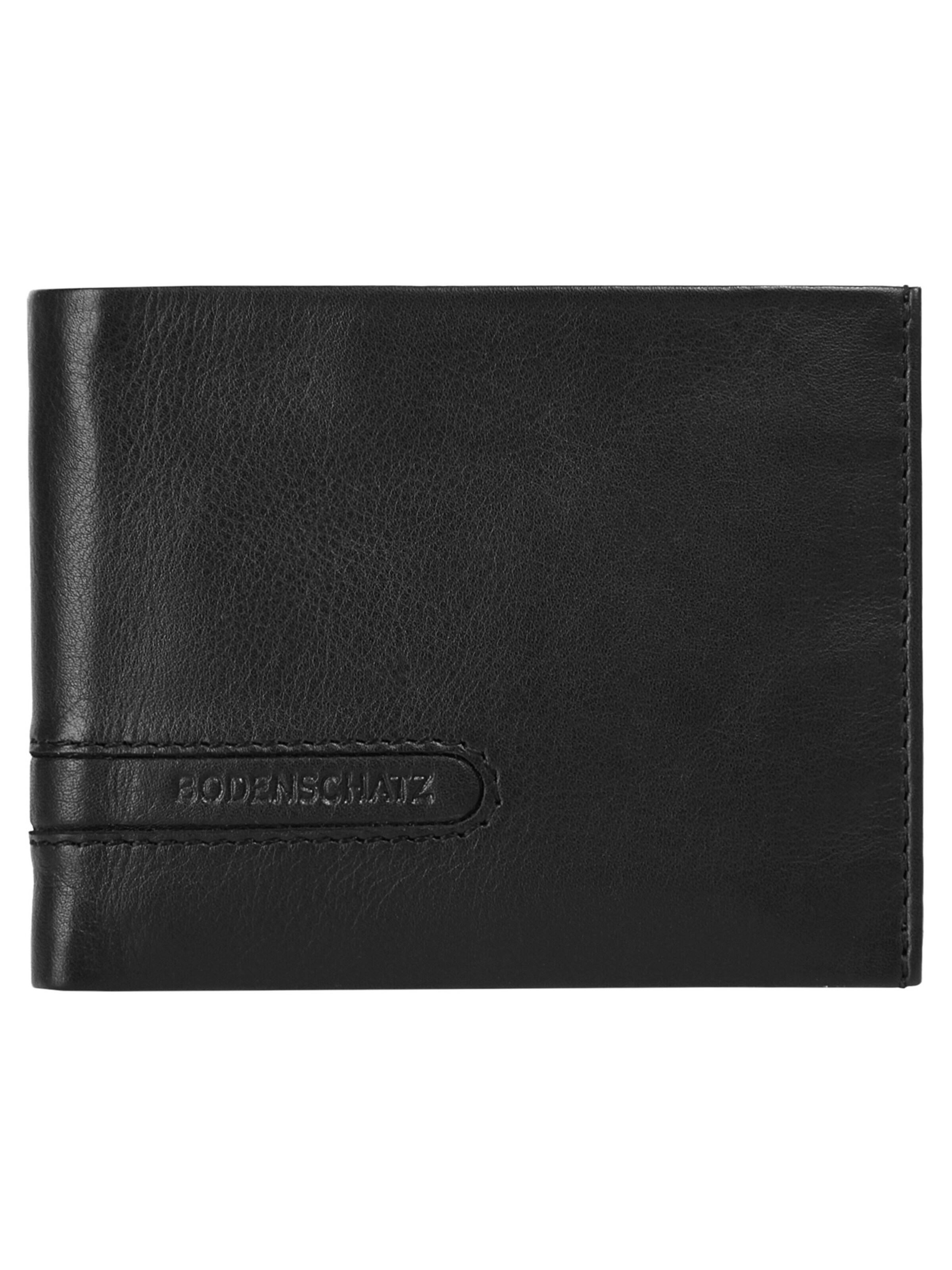 BODENSCHATZ Wallet in Black: front
