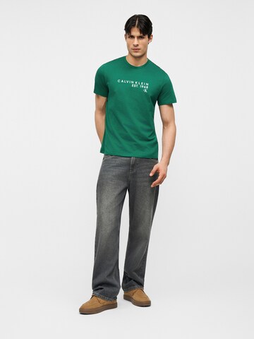 Calvin Klein Jeans Футболка в Зеленый