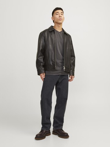 JACK & JONES Loose fit Jeans 'JJIEddie' in Black