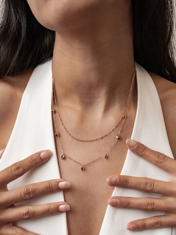 Hey Happiness - Cadena 'Heart Layers' en oro