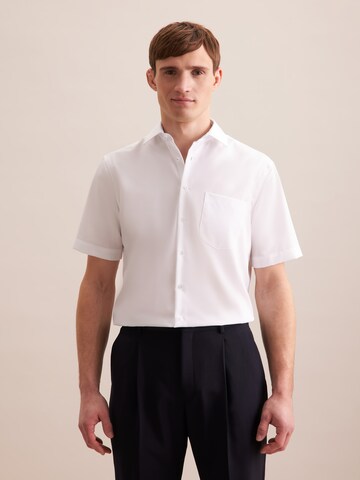 SEIDENSTICKER Regular fit Business shirt in White: front
