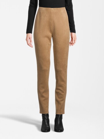 Orsay Slim fit Pants 'Jacky' in Brown: front
