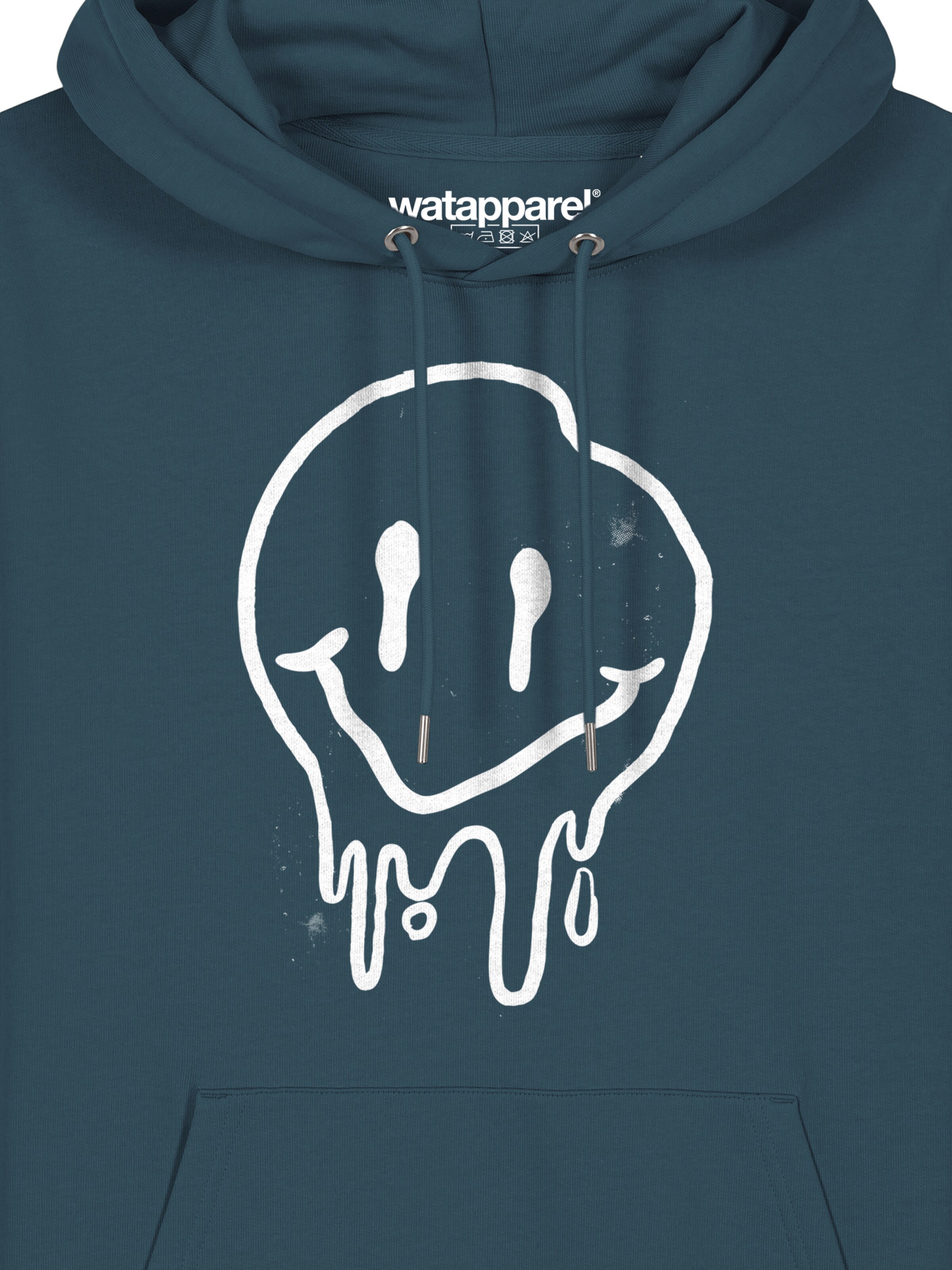 Sweat-shirt ' Smiley ' Watapparel en bleu