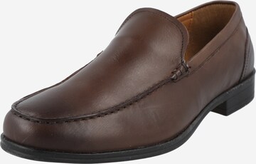 BURTON MENSWEAR LONDON Moccasins in Brown: front