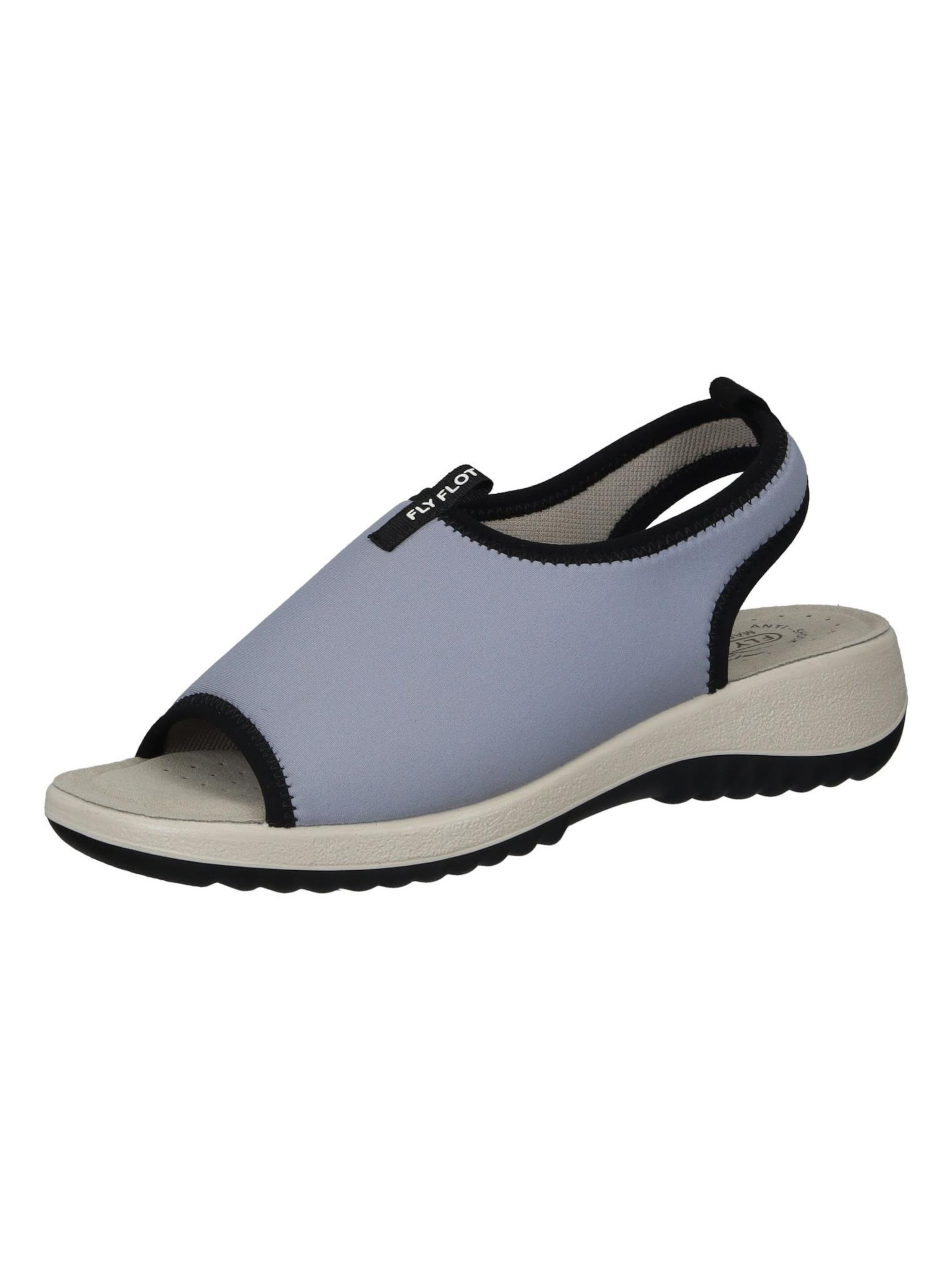 FLY FLOT Sandals 'Sandaletten' in Grey: front