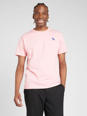 Cleptomanicx T-Shirt 'Dance Gull' in Pink: predná strana