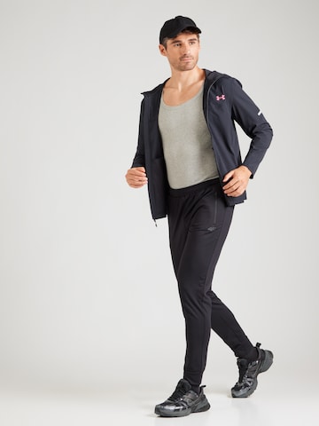 4F Tapered Sportbroek 'FNK' in Zwart