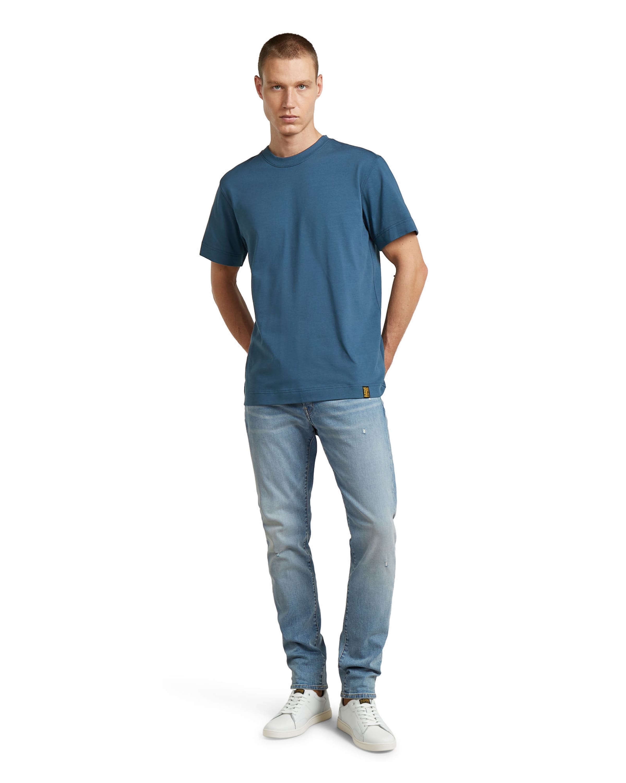 G-STAR Shirt 'GS-01 T-Shirt' in Blue