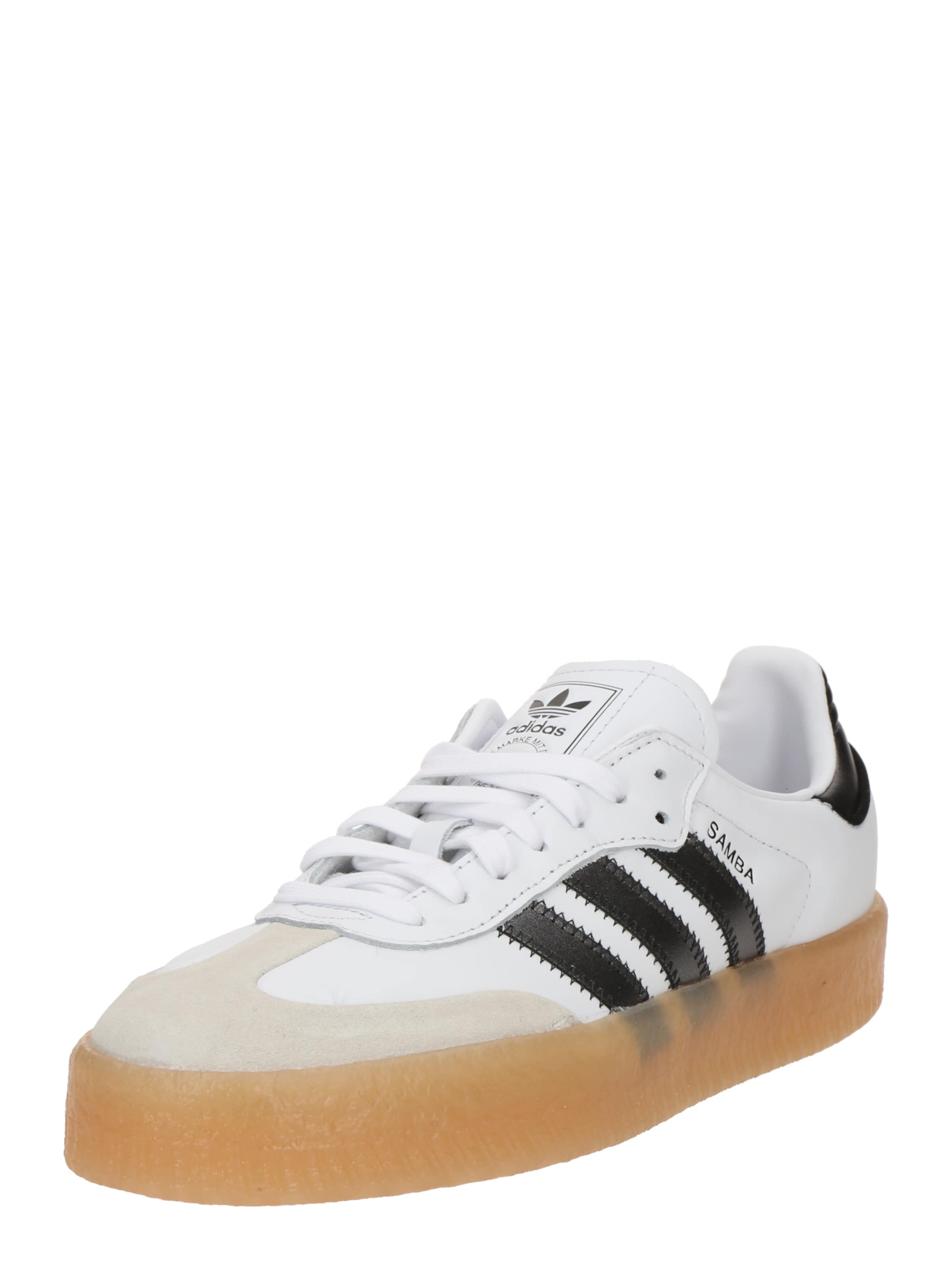 ADIDAS ORIGINALS - Sapatilhas baixas 'SAMBAE' em preto: frente