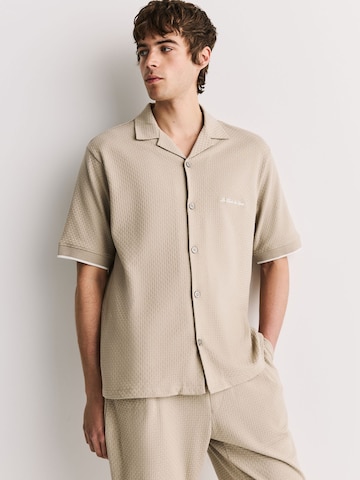 Coupe regular Chemise Next en beige : devant