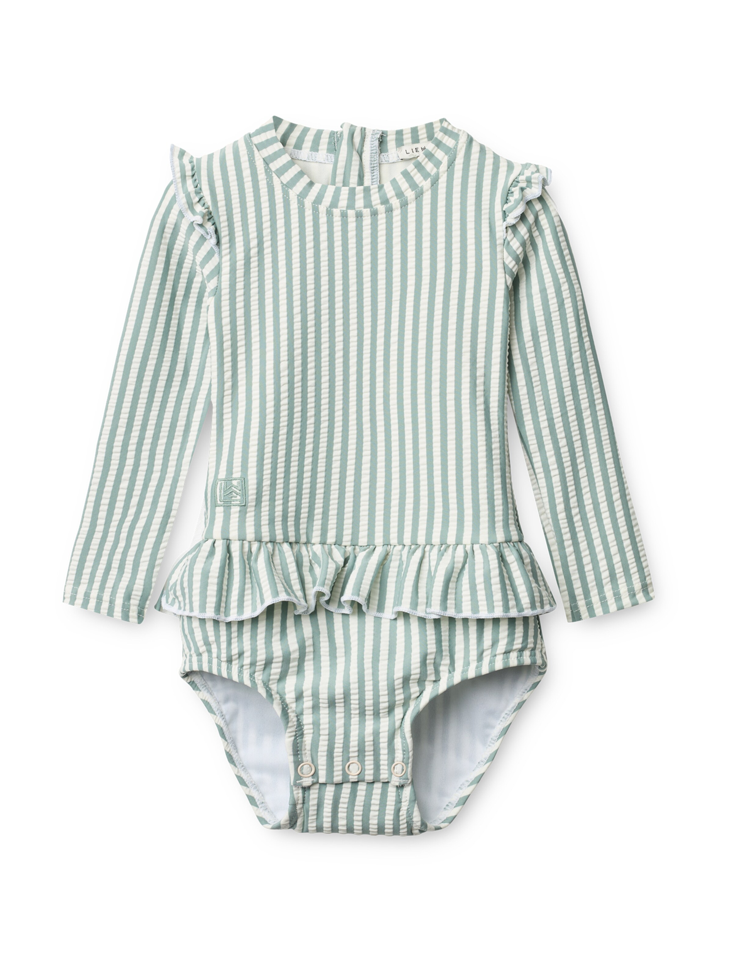Liewood Бански костюм 'Sille' в зелено: отпред