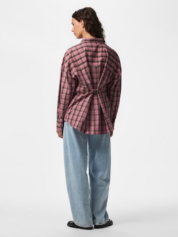Camicia da donna 'VERETT' di PIECES in marrone