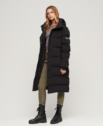 Superdry Wintermantel in Schwarz