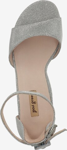 Paul Green Strap Sandals in Silver