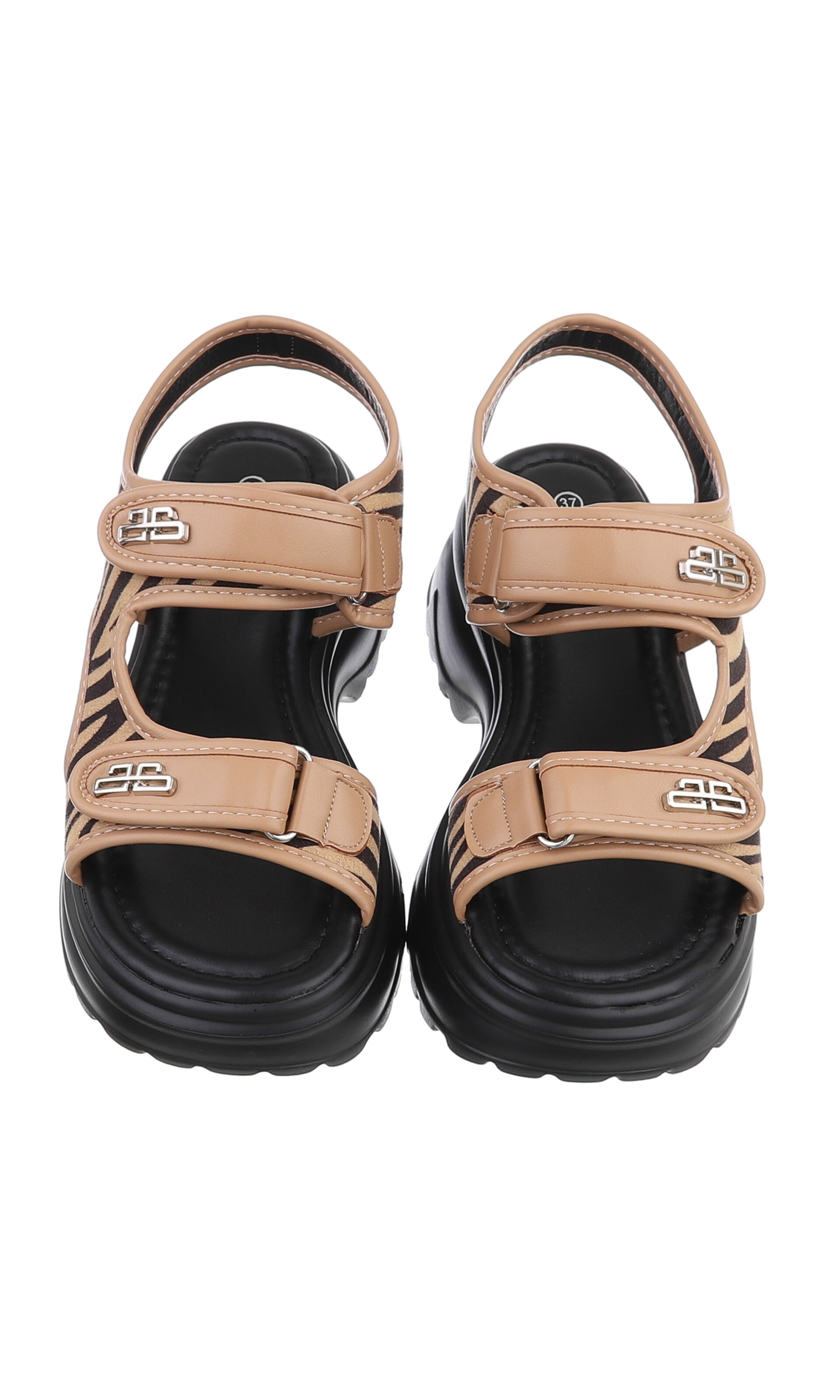 Ital-Design Hiking Sandals in Beige