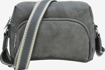 Jennifer Jones Umhängetasche in Grau: Vorderseite