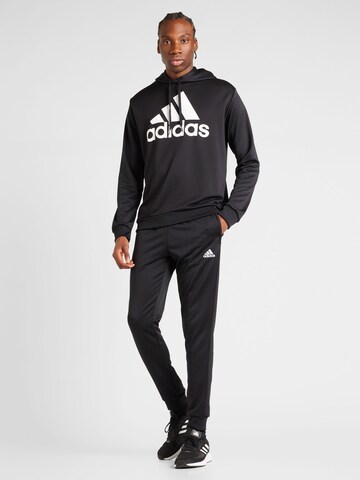 Costum de trening de la ADIDAS SPORTSWEAR pe negru: față