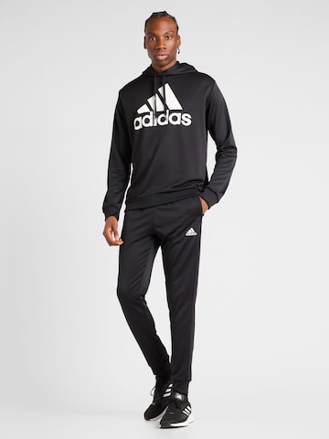 ADIDAS SPORTSWEAR Trainingspak in Zwart: voorkant