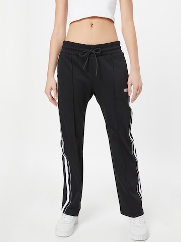 regular Pantaloni sportivi di DKNY Performance in nero: frontale